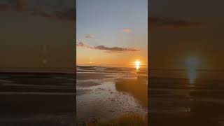 Sunrise in Duhnen 🌅🌄🌞🔆sunrise duhnen northsea germany shorts [upl. by Yhtommit189]