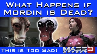 Mass Effect 3  What Happens If MORDIN DIED at the End of ME2 [upl. by Annola947]