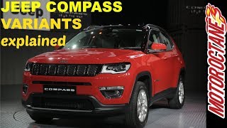 Jeep Compass Variants Explained Launch Price  Hindi [upl. by Autumn96]