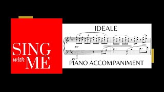 Ideale  Tosti  Accompaniment medium voices [upl. by Ailesor]