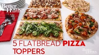 5 Flatbread Pizza Toppers [upl. by Annaoy]