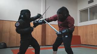 ARMING SWORD  first spar of the year Highlights [upl. by Eihcra424]