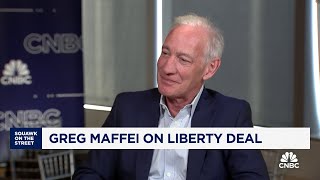 Liberty Medias Greg Maffei on stepping down as CEO spinning off of assets [upl. by Cordie]