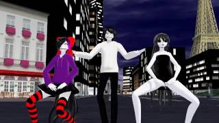 MMD x Creepypastas ‘Daddy’ Jane Jeff amp Nina The Killer [upl. by Neelak438]