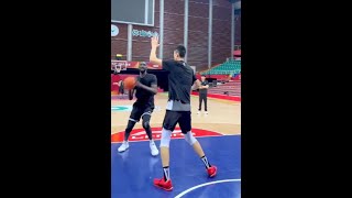 Tacko Fall 76 blocked by new Yao ming 75 [upl. by Navannod439]