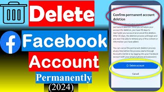 How to Delete Facebook Account Permanently  Facebook Account Delete Kaise Kare [upl. by Esalb]