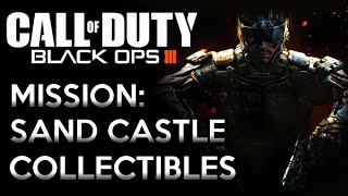 Call of Duty Black Ops 3 · Mission Sand Castle  All Collectibles Video Guide [upl. by Avraham]