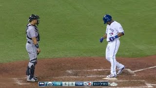 TBTOR Encarnacion hits home run to center field [upl. by Bettine]