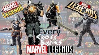 UPDATED Every Marvel Legends Crossbones Comparison List including Crimson Dynamo [upl. by Anuahsar]