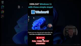 DEBLOAT Windows 11 24H2 with these simple steps [upl. by Koh]