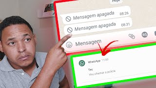 Como Ler a ultima Mensagem Apagada Para Todos no WhatsApp [upl. by Rosemaria]