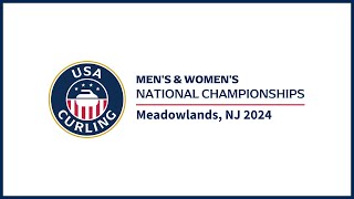 Christine McMakin vs Miranda Scheel  Draw W1  USA Curling National Championships [upl. by Ignatius]