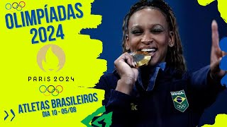 Olimpíadas 2024 Dia 10  Rebeca Andrade é Ouro Brasil Brilha em Paris [upl. by Aia251]