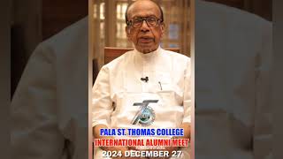 Pala St Thomas College Alumni meetDr Cyriac Thomas [upl. by Clellan]