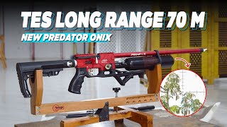 PCP BARU TES LONG RANGE 70 M TERBUKTI AKURAT  HARGA SENAPAN ANGIN PCP PREDATOR ONIX TERBARU 2024 [upl. by Cower556]