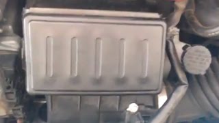 Nissan Versa Engine Air Filter Replacement [upl. by Pavkovic248]