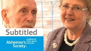 Dementia Peter and Sheilas story  diagnosis relationships support subtitled [upl. by Frost]