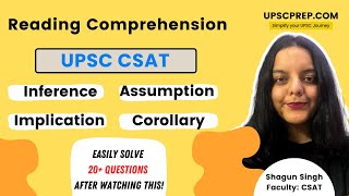 Score more marks in Reading Comprehension  UPSC Prelims  last minute strategy [upl. by Ibmat410]