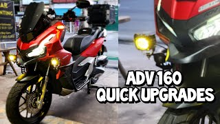 ADV 160 Quick upgrades [upl. by Ilil]