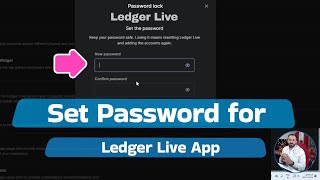 How to Setup Password for Ledger Live App [upl. by Minsk814]