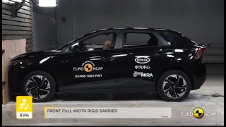 MG ZS ev 2023 crash test crash test 2023 [upl. by Nannette308]