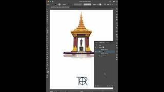 Creating reflection in Adobe Illustrator designtips tutorial trending reflection viralvideo [upl. by Doughman]