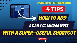 How to Add Daily Note to Calendar Using Super Useful Shortcut [upl. by Woody]