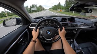 BMW F30 320D LCI 140KW 2016 Luxury Line POV Drive [upl. by Dyson]