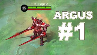 1 Argus Spam Rank  Argus Best Build 2024  Mobile Legends [upl. by Plotkin862]