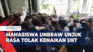 Demo Tolak Kenaikan UKT Mahasiswa Unbraw Berupaya Masuk Gedung Rektorat [upl. by Volkan]