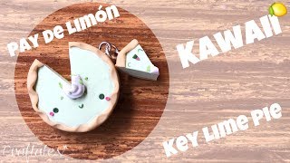 Pay de Limón  Kawaii  Key Lime Pie arcilla polimericapolymer clay [upl. by Aniehs]