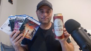 ASMR Request Drinking Beer and My Top 5 PS5 Games [upl. by Ahsieker885]