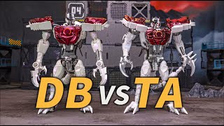 DB VS TA！Which is Better！？Transmetal Dinobots detail comparing review [upl. by Pazia]