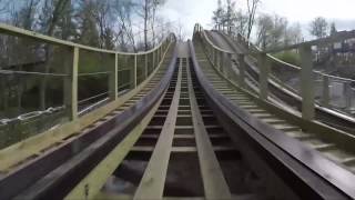 Mystic Timbers Forward POV  Kings Island  NEW 2017 [upl. by Maiah802]