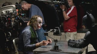 The Dark Knight  Heath Ledger Joker Behind The Scenes Rare [upl. by Lebasi]