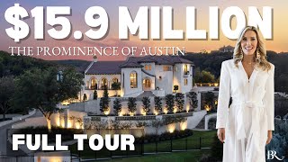 Exclusive Full Tour Inside the 159M Austin Dream Castle Estate  The Prominence of Austin [upl. by Hippel]