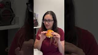 Tried the krabby patty meal krabbypatty wendys spongebob foodreview food tastetest Wendys [upl. by Eico]