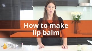 How To Make Lip Balm  Step by Step Instructions [upl. by Palermo349]