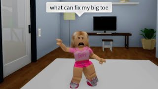 Mommy mommy I hurt my toe meme ROBLOX [upl. by Nnelg]