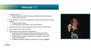 Utilisation du Genuair TM [upl. by Nnovahs43]