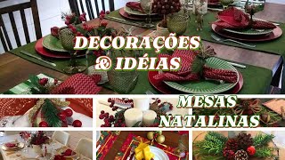 MESAS de natal  DE 60 IDÉIAS de DECORAÇÕES GENIAIS PARA VOCÊ SE INSPIRAR [upl. by Jedlicka]