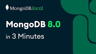 Whats New in MongoDB 80  local London 2024 [upl. by Notgnirra]