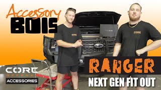 NEXTGEN FORD RANGER Accessory Build  Core Offroad quotAccessory Boisquot [upl. by Largent]