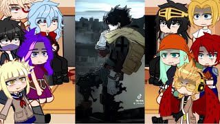 Villains and Pro Heroes react to Deku VIGILANTE 👹😈  Part 1 [upl. by Tilden]