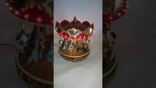 Mr Christmas marquee merry go round carousel [upl. by Smitt]