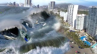 2 minutes ago in California USA Flash floods and tsunami wipe out homes in Ventura [upl. by Peppy]