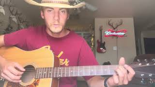 TUTORIAL Traveler’s Song Guitar Solo  Flatland Cavalry [upl. by Meesak]