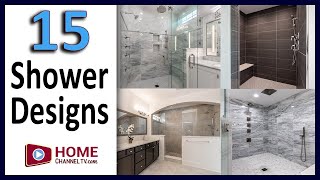 15 Master Bathroom Shower Designs  Remodel Makeover Interior Design Ideas [upl. by Nylrebmik740]