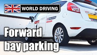 Forward Bay Parking Made EASY With Reference Points  Driving Test Manoeuvre [upl. by Cerys]