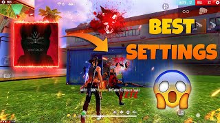 Vincenzo74 Setting in free fire BlueStacks  Best tweaks for headshot [upl. by Isaiah167]